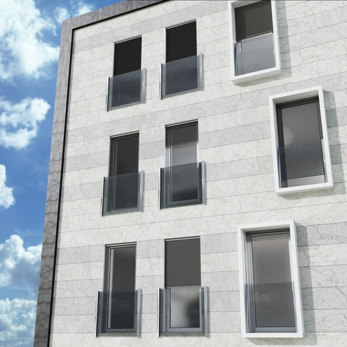 Glasgeländer - JULIET - GFS Design - Glasplatten / für Außenbereich / für Balkon
