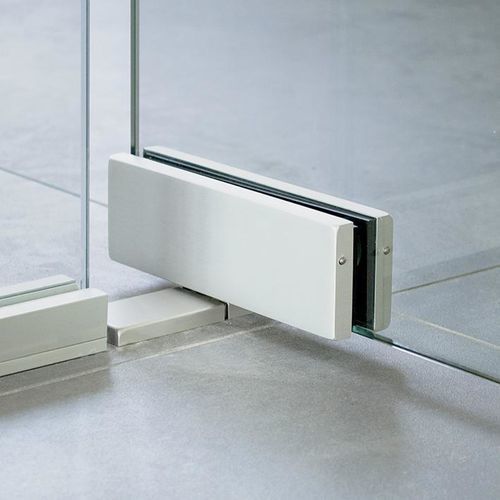 Scharnier für Glastür - HYDRA Pro - GFS Italian Innovative Glass Fixing - für Pendeltür / anodisiertes Aluminium / hydraulisch