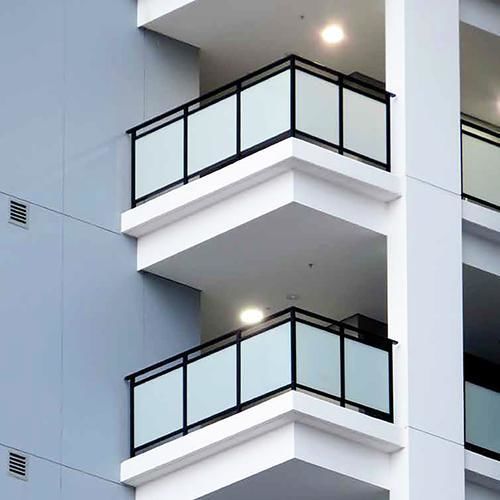 Geländer für Balkon - Serie BALCONY - GFS Italian Innovative Glass Fixing - Aluminium / Glasplatten / Geländer