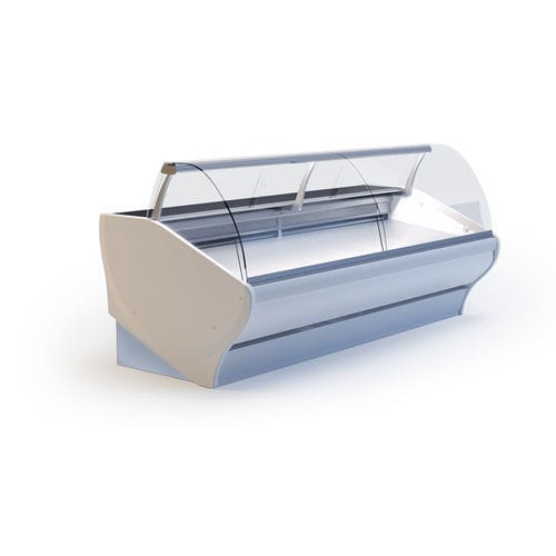 Verkaufskühlvitrine - BASIA NEO - IGLOO - für Einzelhandel / Edelstahl / Aluminium