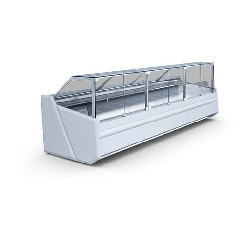 Verkaufskühlvitrine - SAMOS - IGLOO - für Einzelhandel / Edelstahl / Aluminium