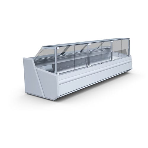Verkaufskühlvitrine - SAMOS DEEP - IGLOO - für Einzelhandel / Edelstahl / Aluminium