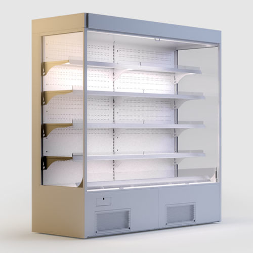 Standkühlvitrine - VARIANT 70 L - IGLOO - für Einzelhandel / Edelstahl / weiß