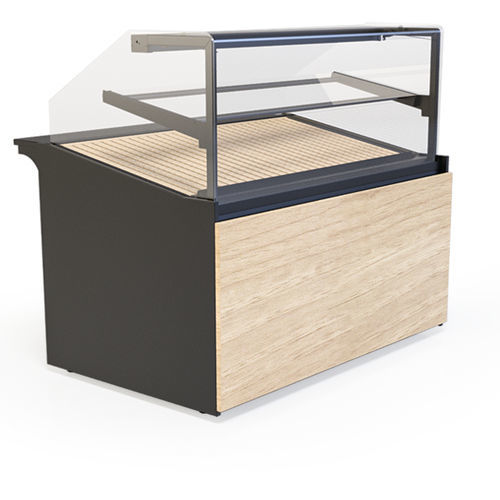 Moderne Vitrine - PASTELLA NEUTRAL BAKE - IGLOO - Tisch / Glas / Holz