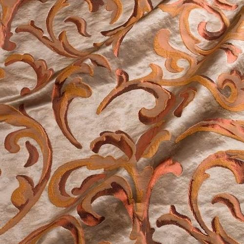 Möbelstoff - BABYLON 3293  - Decobel srl - für Vorhänge / Damast-Motiv / Leinen