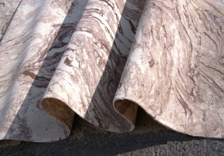 Steinfurnier - FLEX GRANIT - X STONE - elastisch / Schiefer-Optik