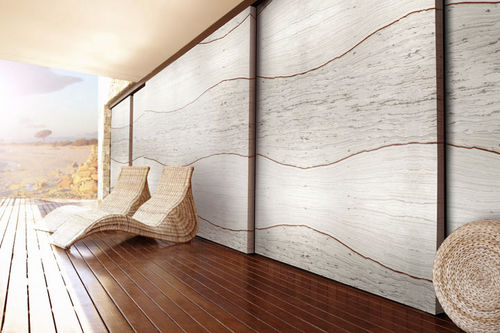 Steinfurnier - SANDSTONE VEENER - X STONE - elastisch / Sand