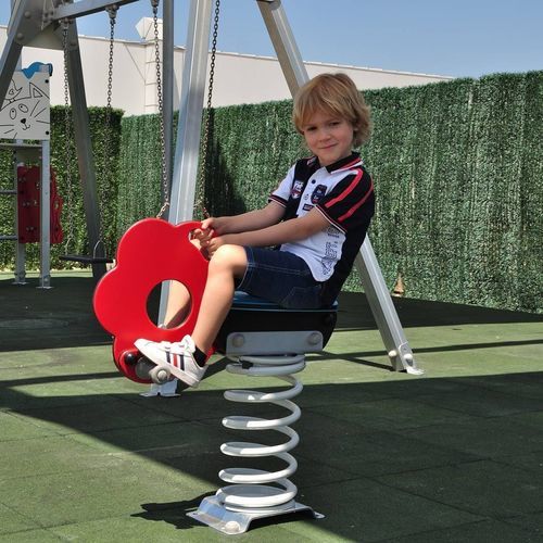 HDPE-Federwippe - POPPY  - Industrias Agapito - Natur / 1 Person