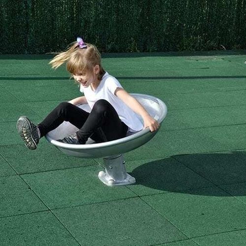 Spielplatz-Drehgerät / Kinder - ROTATING BOWL  - Industrias Agapito - behindertenfreundlich