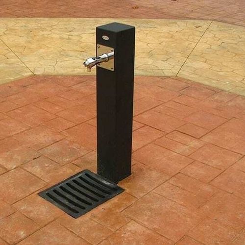 Park-Springbrunnen - R3953 - Industrias Agapito - bodenstehend / Stahl / modern