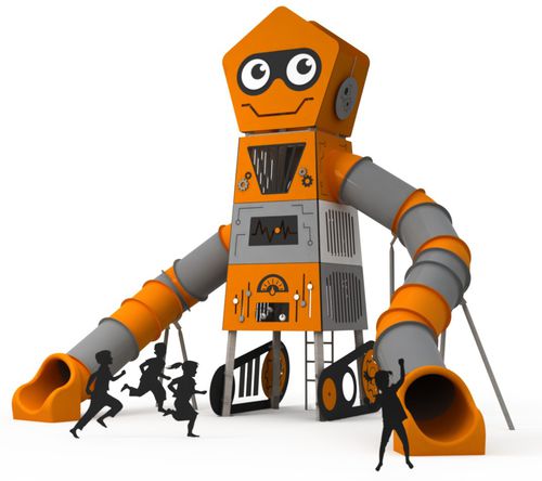 HDPE-Spielplatzgerät - ROBOT GIANT - Industrias Agapito - verzinkt