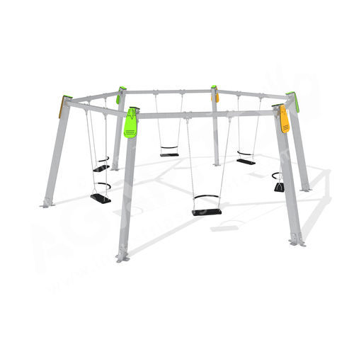 Metallschaukel - R4170  - Industrias Agapito - Spielplatz / Mehrfach