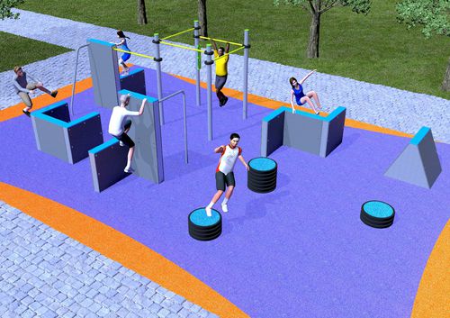 Trimm-Dich-Pfad / für Fitnessanwendungen - VIENA  - Industrias Agapito - Plattform / Laufbrücke / für Hochsprung