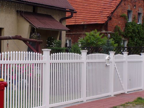 Gartenzaun - TRADITIONAL ARCH OVER - Top Fence - PVC / klassisch