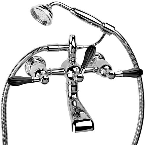 Zweigriffmischer für Duschen - V2K32GB-CP - Samuel Heath & Sons - für Badewanne / wandmontiert / aus verchromtem Metall