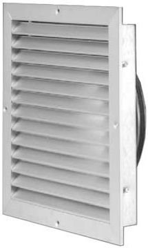 Aluminium-Lüftungsgitter - VR - Lindab - quadratisch / weiß