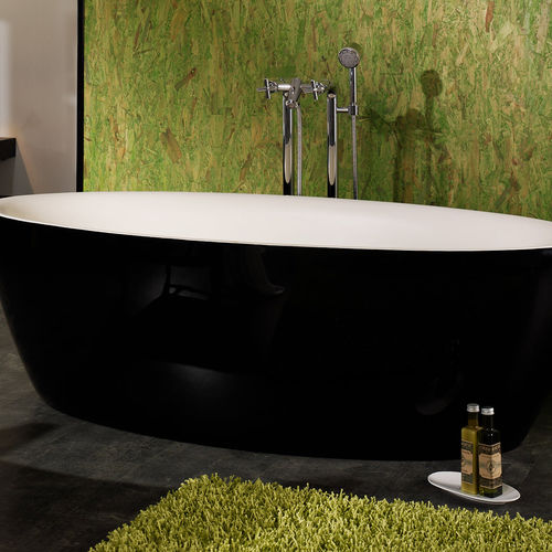 Ovale Badewanne - DIP - AQUAdesign - freistehend / Verbundwerkstoff / Acryl
