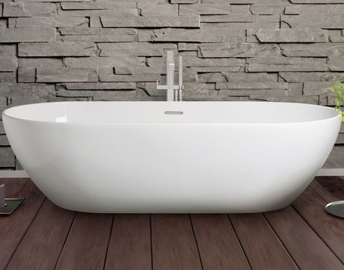 Ovale Badewanne - ACCESS 33 - AQUAdesign - freistehend / Verbundwerkstoff / Acryl