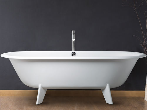 Ovale Badewanne - RETRO DESIGN - AQUAdesign - auf Füßen / Verbundwerkstoff / Acryl