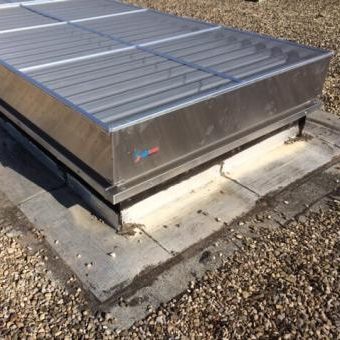 Glas-Rauchabzugsfenster - SMOKEJET AGRO - AIRSUN - Aluminium / extrudiertes Aluminium / Polycarbonat