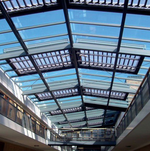 Glas-Rauchabzugsfenster - SMOKELAM - AIRSUN - Aluminium / für Dach / für Fassaden