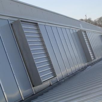Aluminium-Rauchabzugsfenster - SMOKEJET SHED - AIRSUN