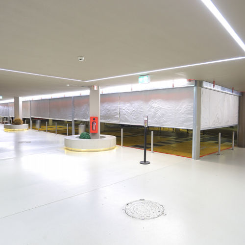 Vorhangstoff - FIRETEX PARKING - AIRSUN - für Sonnenschutz / einfarbig / Segeltuch
