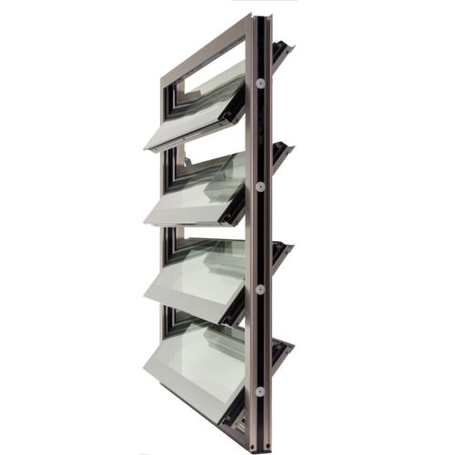 Glas-Rauchabzugsfenster - GLASSLAM RPT - AIRSUN - Aluminium / extrudiertes Aluminium / Rauch- und Wärmeabzugsanlage