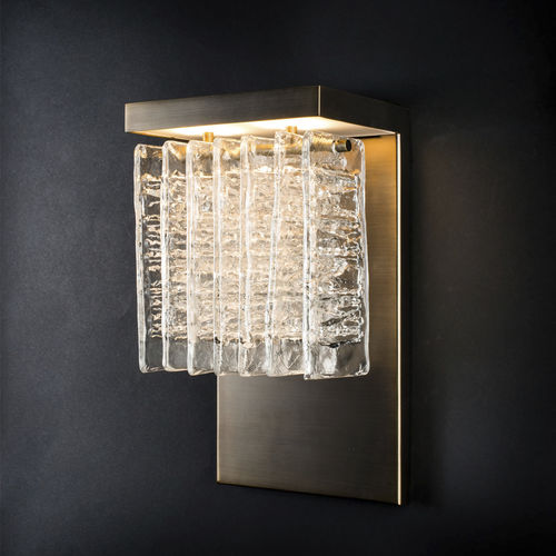 Moderne Wandleuchte - ICE - Veronese - für den Innenraum / Stahl / Muranoglas
