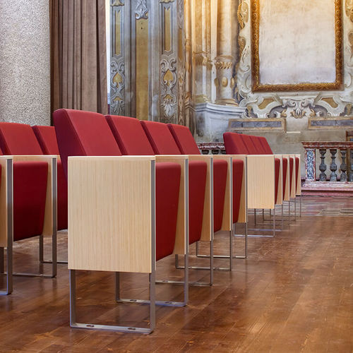 Moderner Auditoriumsessel - C100 - Lamm srl - Polyurethan / ergonomisch / mit Ablage