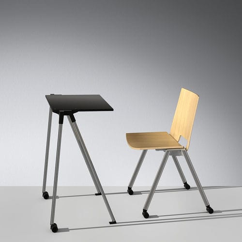 Moderner Unterrichtstisch - WORKING - Lamm srl - Laminat / Holz / Gestell aus Metall