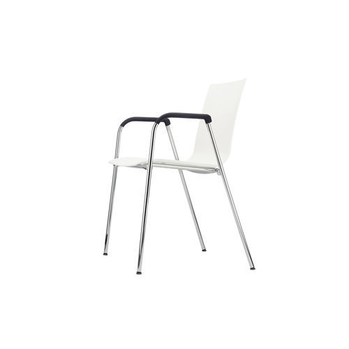 Moderner Stuhl - S 260 - THONET - für den Innenraum / Polypropylen / Gestell aus verchromtem Stahl