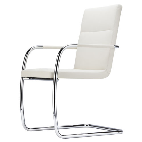 Moderner Stuhl - S 60 - THONET - für den Innenraum / Stoff / Sperrholz
