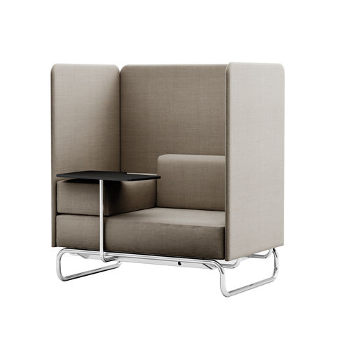 Moderner Sessel - S 5001/C005 - THONET - Stoff / mit Ablage / für Konzentration und Privatsphäre