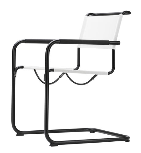 Moderner Stuhl - ALL SEASONS : S 34 N - THONET - für Außenbereich / Stoff / Gestell aus pulverbeschichtetem Stahl
