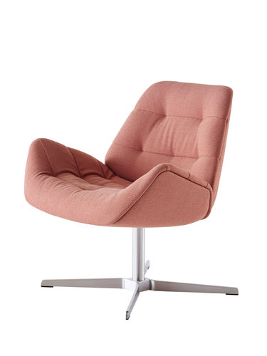 Moderner Sessel - 809 - THONET - Stoff / Stahl / für Konzentration und Privatsphäre