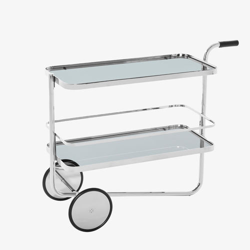 Getränke-Servierwagen - S 179 - THONET - für Privatgebrauch / für Gewerbegebrauch / Leder