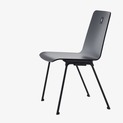 Moderner Esszimmerstuhl - S 762 - THONET - für den Innenraum / Kunststoff / geformtes Sperrholz