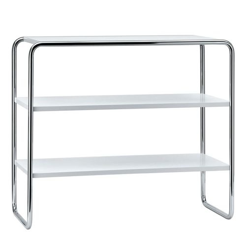 Niedriges Regal - B 22 - THONET - klassisch / Holz / Stahl