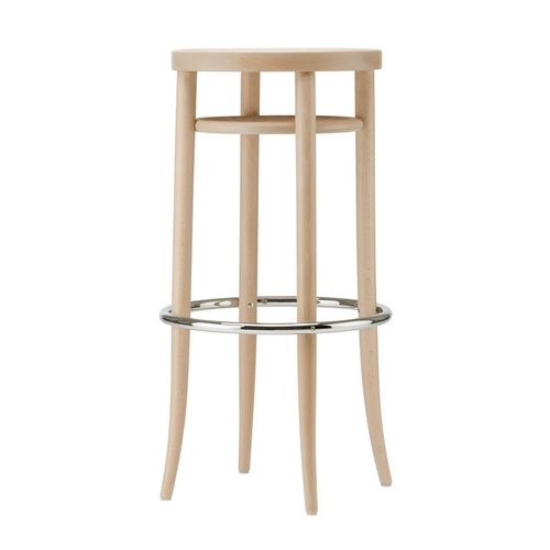 Klassischer Barhocker - 204 RH - THONET - Gestell aus Holz / Gestell aus Buche / Gestell aus gebogenem Holz