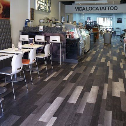 Vinyl-Bodenbelag - EXPONA COMMERCIAL PUR - Polyflor - für den Innenraum / für Dienstleistungsbereich / Lamellen