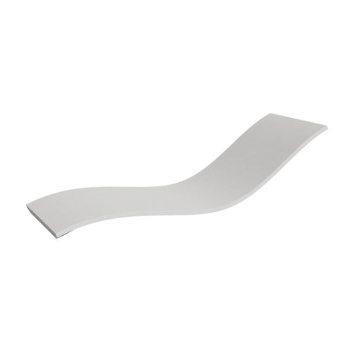 Sonnenliege / minimalistisches Design - FLOW: MINIMAL CHAISE  - A Amop Synergies - Hochleistungsbeton / für Garten / Contract