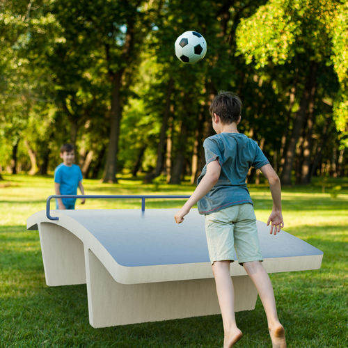 Tischfußball für Außenbereich - AMOPLAY &copy; - 03026 - A Amop Synergies - modern / für öffentliche Bereiche / Beton