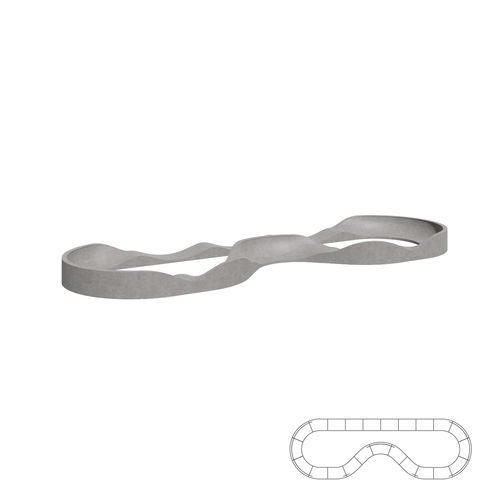Pumptrack für Skatepark - 01140 - B Circuit Model I - A Amop Synergies - modulierbar / für Bikeparks / Wavetyp