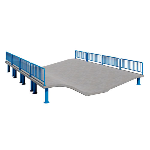 Wavetyp-Skateboardrampe - B 01313 - A Amop Synergies - Beton