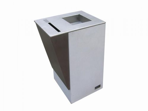 Park-Abfallbehälter - COMBI CITIZEN - A Amop Synergies - Edelstahl / COR-TEN®-Stahl / Beton