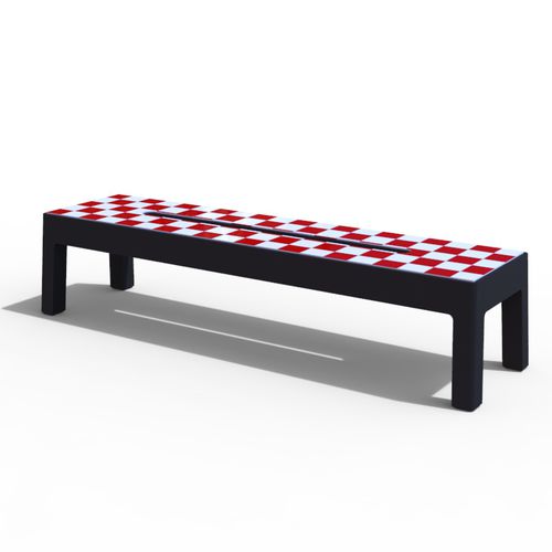 Klassische Bank für den öffentlichen Raum - LUGARCOMUM: CONCRETE BENCH - A Amop Synergies - Beton