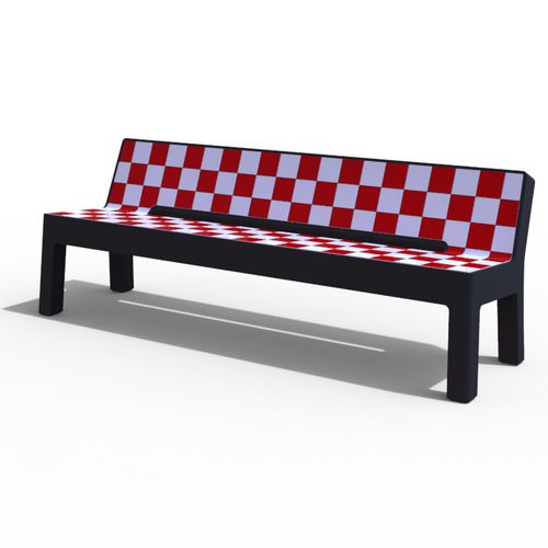Klassische Bank für den öffentlichen Raum - LUGARCOMUM: CONCRETE COLLECTIVE CHAIR - A Amop Synergies - Beton