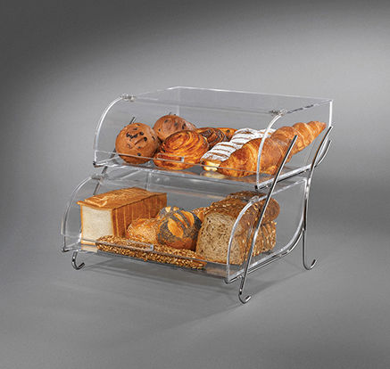 Präsentierregal für Brot - BAK2937 - Rosseto Serving Solutions - Tisch / Holz / drehbar