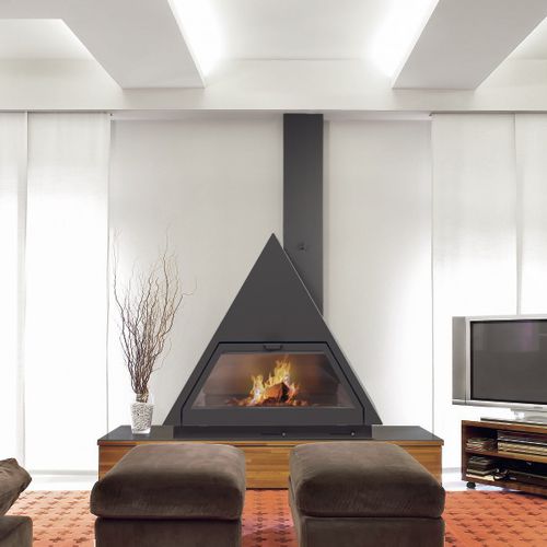Holzkamin - BILBAO - TRAFORART - Gas / Bioethanol / bodenstehend